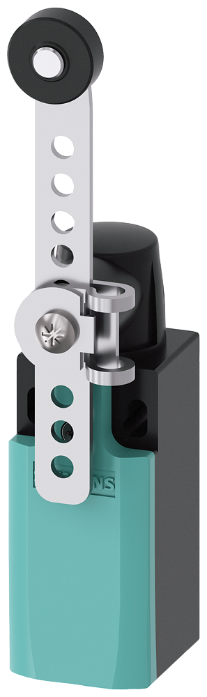 [Imagem do produto CHAVE DE POSIÇÃO, C. DE PLÁSTICO, EN50047, 31MM LIGAÇÃO DO APARELHO 3SE52320HK60 SIEMENS]