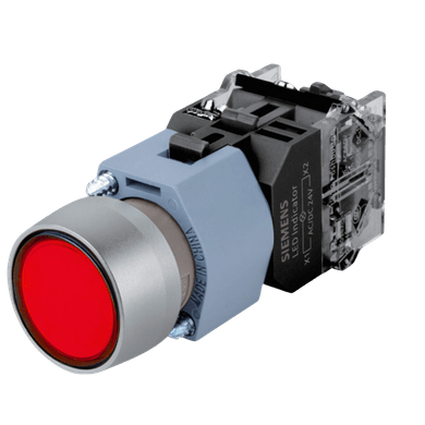 [Imagem BOTAO MET ILU MOM 110VCA/CC 1NF VM 3SB71350DB201CA0 SIEMENS]