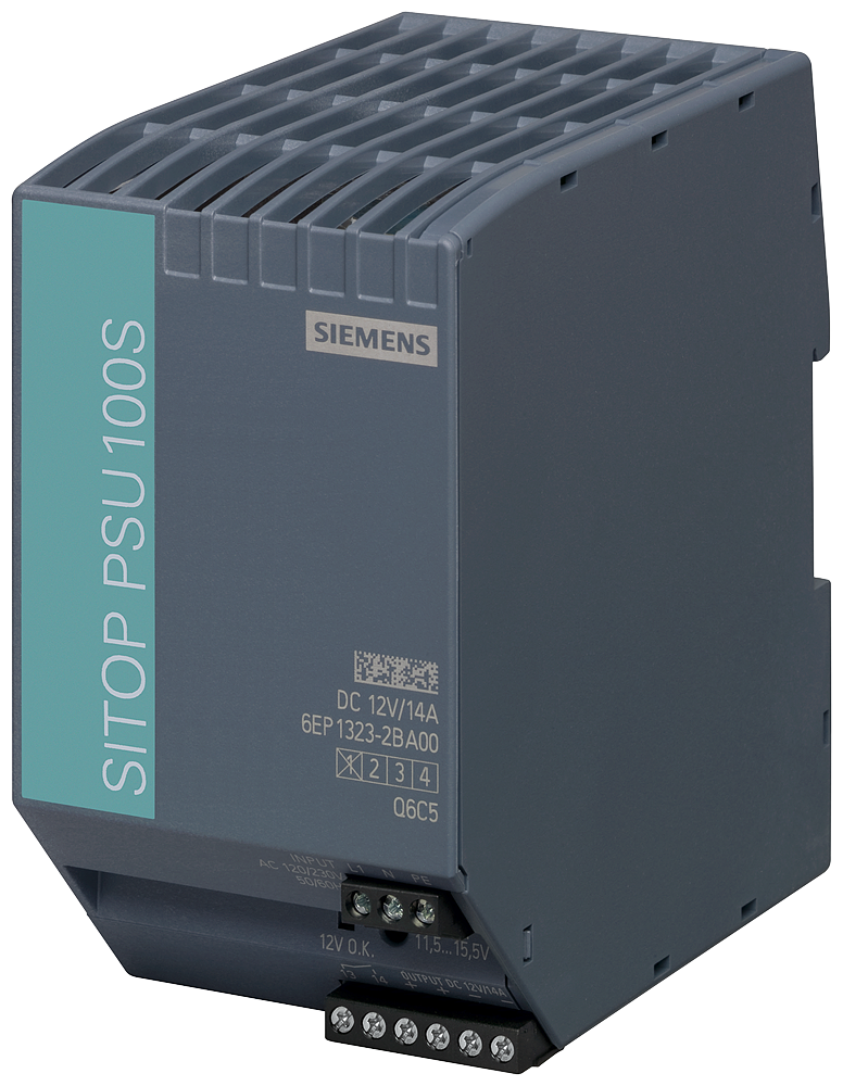 [Imagem SITOP PSU100S 12 V/14 A 6EP13232BA00 SIEMENS]