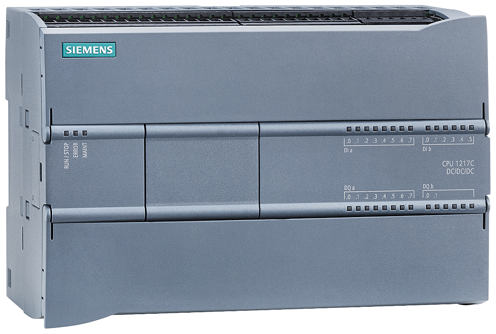 [Imagem CPU 1217C. DC/DC/DC. 14DI/10DQ/2AI/2AQ 6ES72171AG400XB0 SIEMENS]