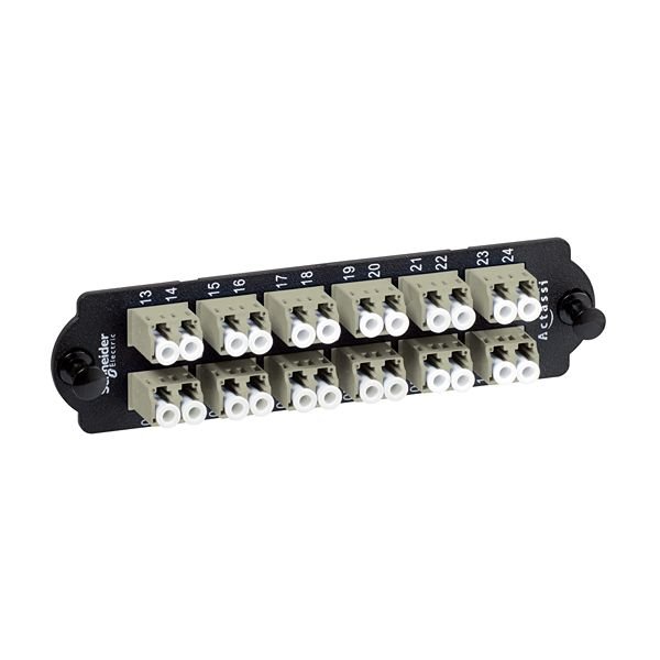[Imagem do produto MÓDULO COM 6 LC DUPLEX MM PARA DIO HD PANEL ACTFM1UF2LC6PMM SCHNEIDER]