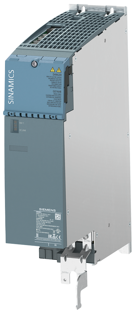 [Imagem RETIFICADOR TRIF 24KW 43A 380/480V 50/60HZ SINAMICS S220 6SL51306UE224AD0 SIEMENS]