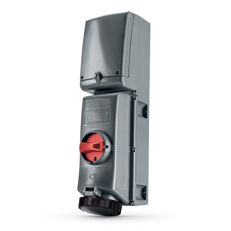 [Imagem do produto TOMADA DE EMBUTIR INTERTRAVAMENTO 60A 4P 5W 5H SCM560MI5W-C SCAME]