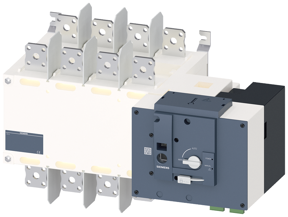 EQUIPAMENTO DE COMUTAÇÃO DE TRANSFERÊNCIA AUTOMÁTICA 3KC ACIONADO R 3KC44480FA210AA3 SIEMENS