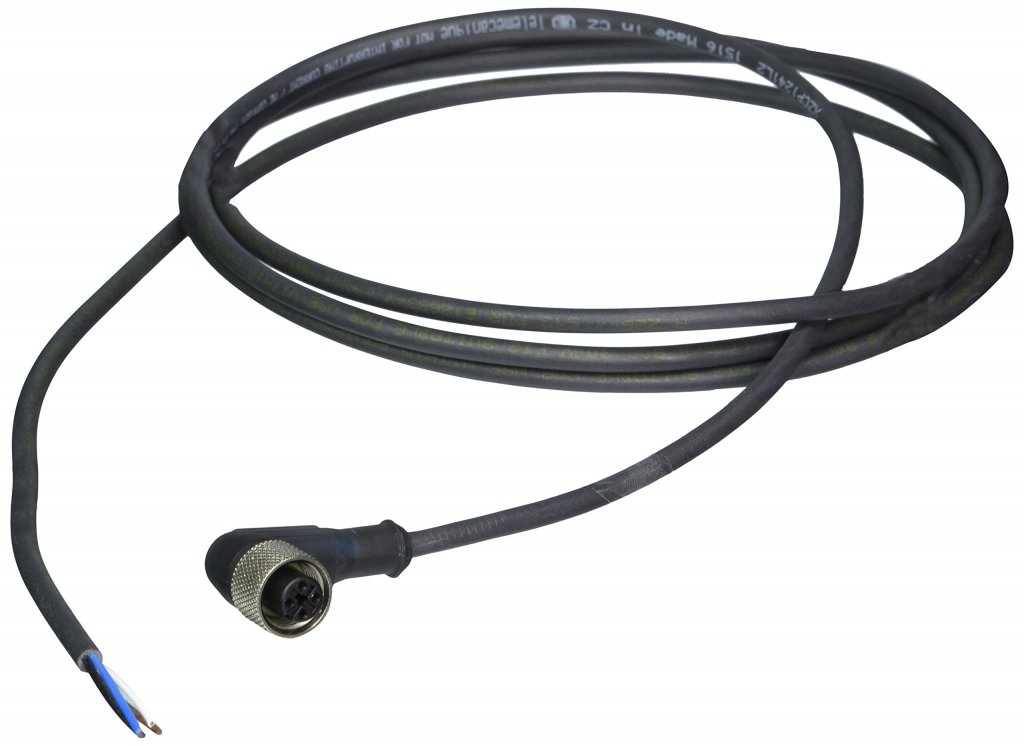 [Imagem CABO COM CONECTOR M12 COTOVELO 4 PINOS XZCP1241L2 TELEMECANIQUE]