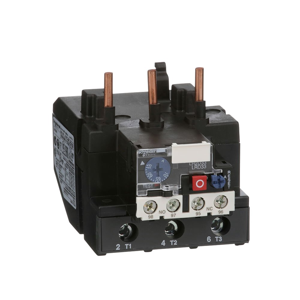 [Imagem RELÉ ELETRÔNICO DE SOBRECARGA TÉRMICA 55A...70A TESYS LRD LRD3361 SCHNEIDER]