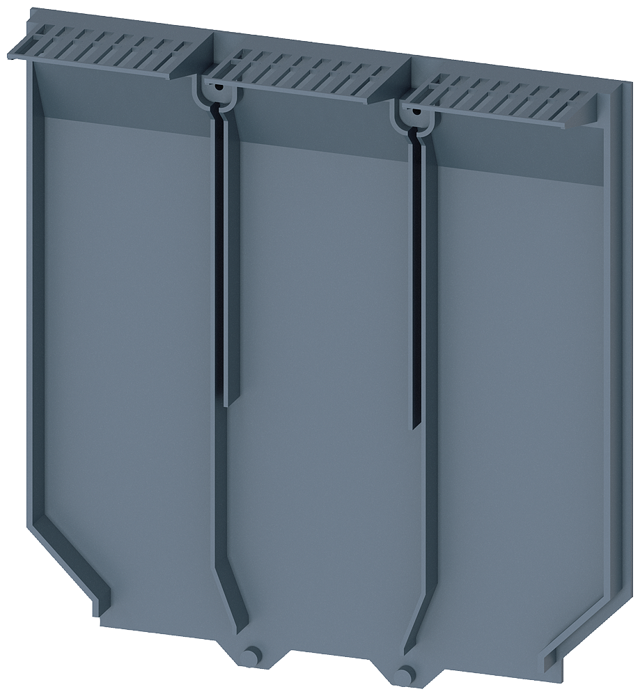 [Imagem PLACA DE ISOLAMENTO ALARGADA DE 3 POLOS 1 PEÇA ACESSÓRIOS PARA: 3VM12 3VM92110WK30 SIEMENS]