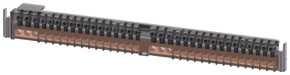 RÉGUA DE TERMINAIS N TÉCNICA DE PARAFUSO   N=6X 16MM2 E 28X 10MM2 8GB50105KM SIEMENS