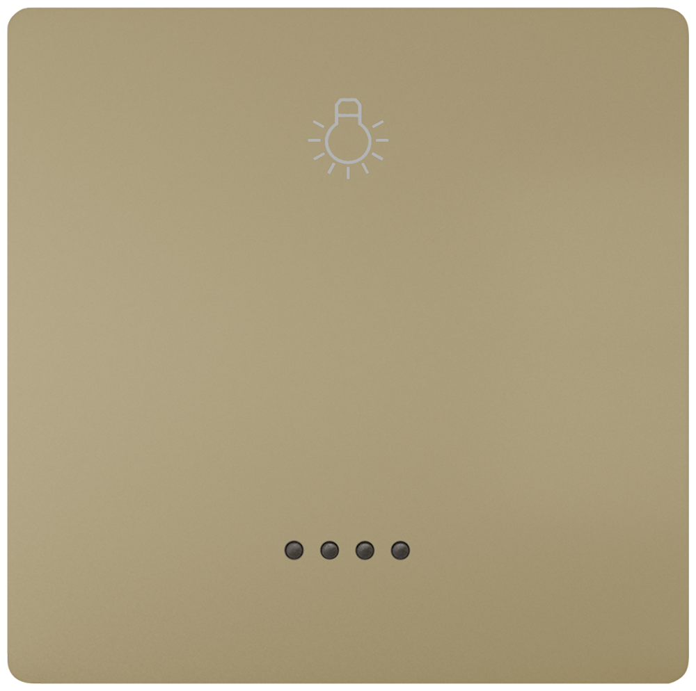 DOURADO BÁSCULA JANELA SÍMBOLO DE LUZ 68X68 MM 5TG71410MG21 SIEMENS