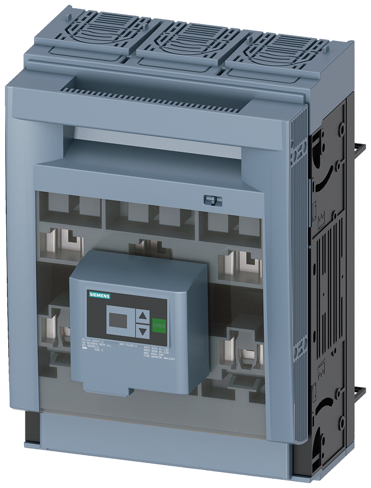 SECCIONADORA-FUSÍVEL SOB CARGA 3NP1 DE 3 POLOS NH2 400 A 3NP11531BC13 SIEMENS