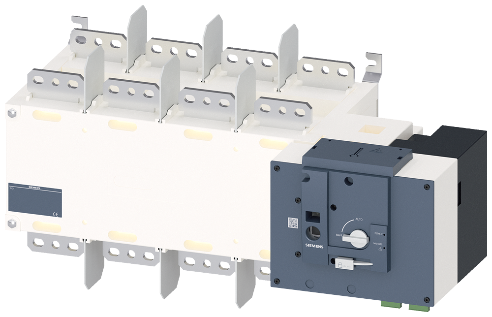 EQUIPAMENTO DE COMUTAÇÃO DE TRANSFERÊNCIA AUTOMÁTICA 3KC ACIONADO R 3KC44540HA210AA3 SIEMENS