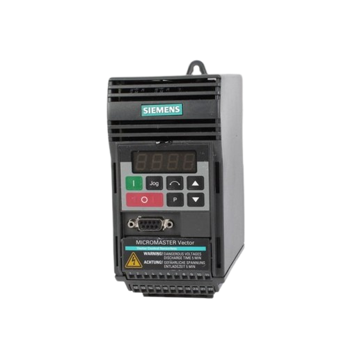 [Imagem INVERSOR DE FREQUÊNCIA TRIFÁSICO 0,75KW 2,10A 400/500V 50/60HZ MICROMASTER VECTOR 6SE32120DA40 SIEMENS]