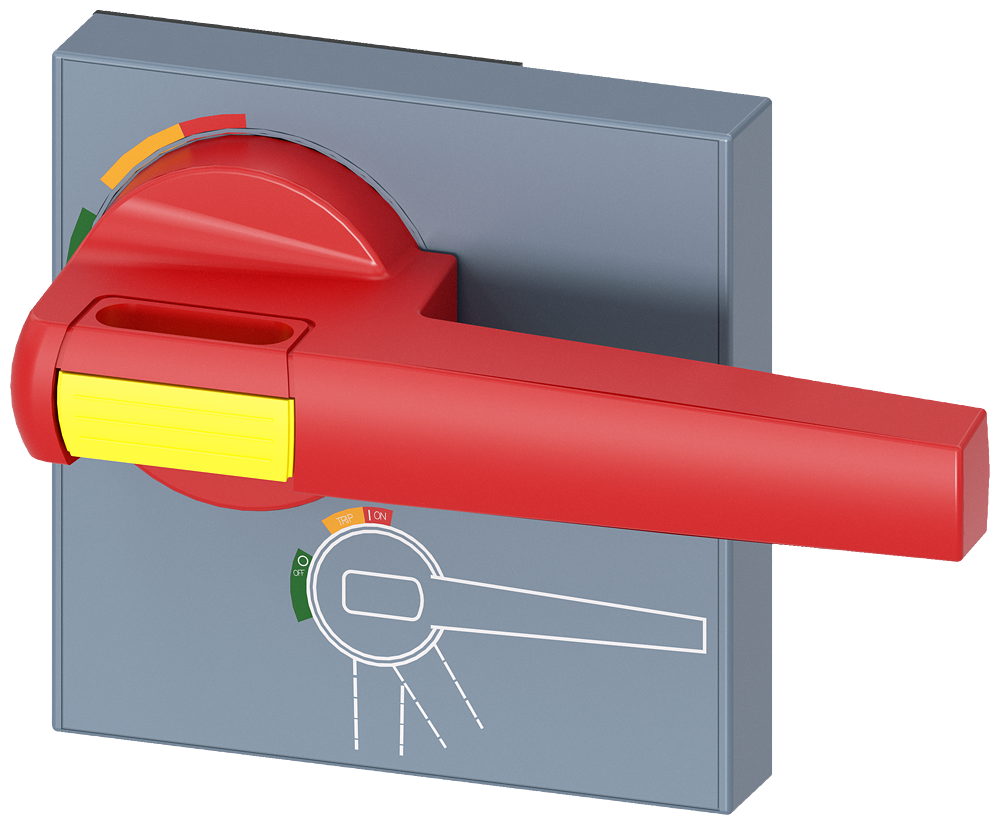 [Imagem do produto MANÍPULO PARA ACIONAMENTO GIRATÓRIO DO ACOPLAMENTO DA PORTA PARADA DE EMERGÊN 8UD18610AB15 SIEMENS]