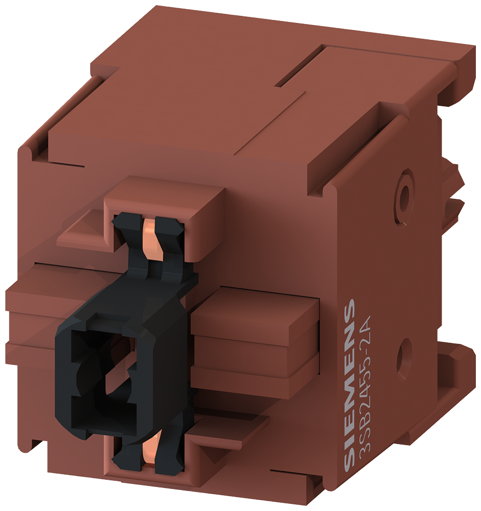 SUPORTE DE LÂMPADA WEDGE-BASE W2X4,6D CONEXÃO PARA PINO DE SOLDA COM PINOS 3SB24552A SIEMENS