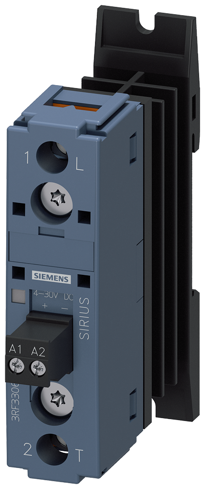 CONTATOR A SEMICONDUTOR DE 1 POLO CA 51/6 A/40 ºC 48-600 V/CC 4-30 V TERMIN 3RF33061AA45 SIEMENS