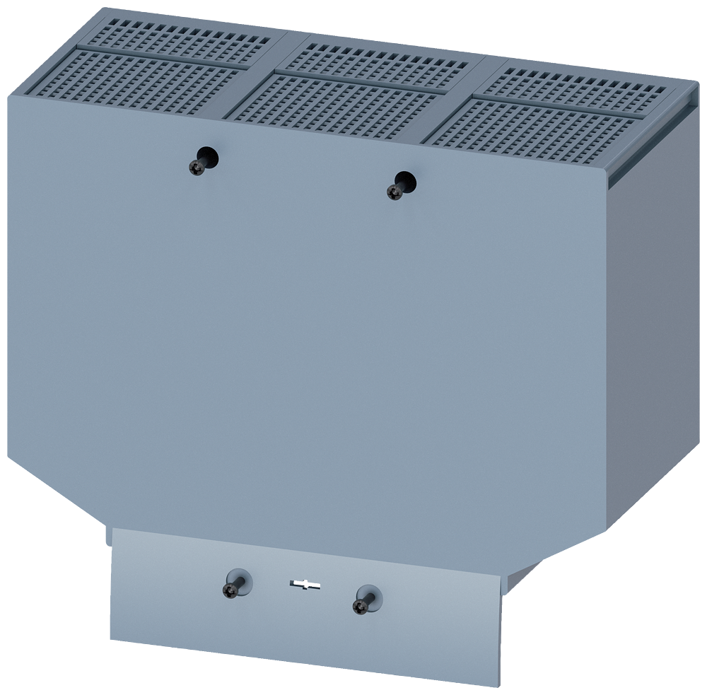 [Imagem TAMPA DE TERMINAL ALARGADA DE 3 POLOS 1 PEÇA ACESSÓRIOS PARA: 3VM13/14 3VM94010WG30 SIEMENS]