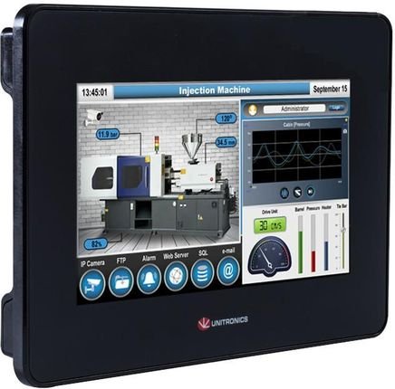 IHM UNISTREAM 7″ GRÁFICO COM E/S INTEGRADA US7B5TR22 UNITRONICS