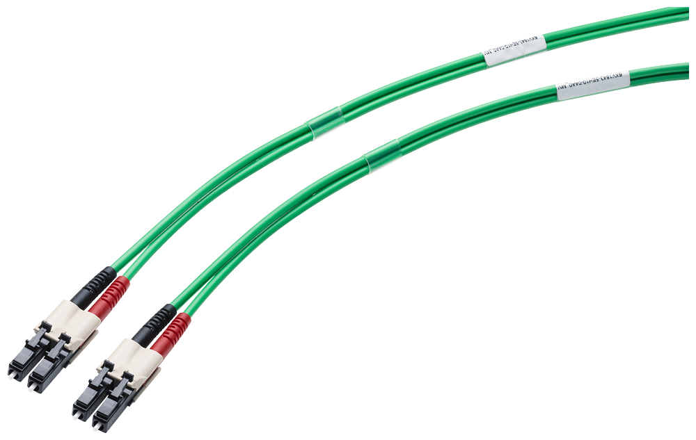 CABO DE FIBRA ÓTICA MULTIMODO LC/LC 50/125 2X 2 CONECTOR DUPLEX PLENO LC 1M 6XV18435EH300AA0 SIEMENS