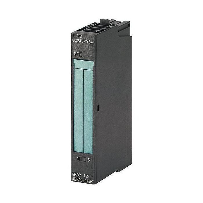 [Imagem MÓDULO DE SAÍDA ELETRÔNICO ET 200S 2 SAÍDAS 24VCC 230VCA 5A SIMATIC DP 6ES71324HB010AB0 SIEMENS]