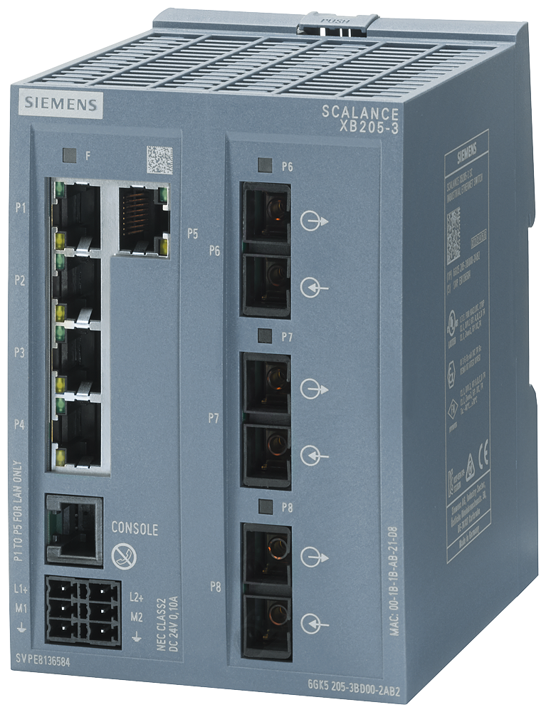 [Imagem SCALANCE XB205-3 6GK52053BD002TB2 SIEMENS]
