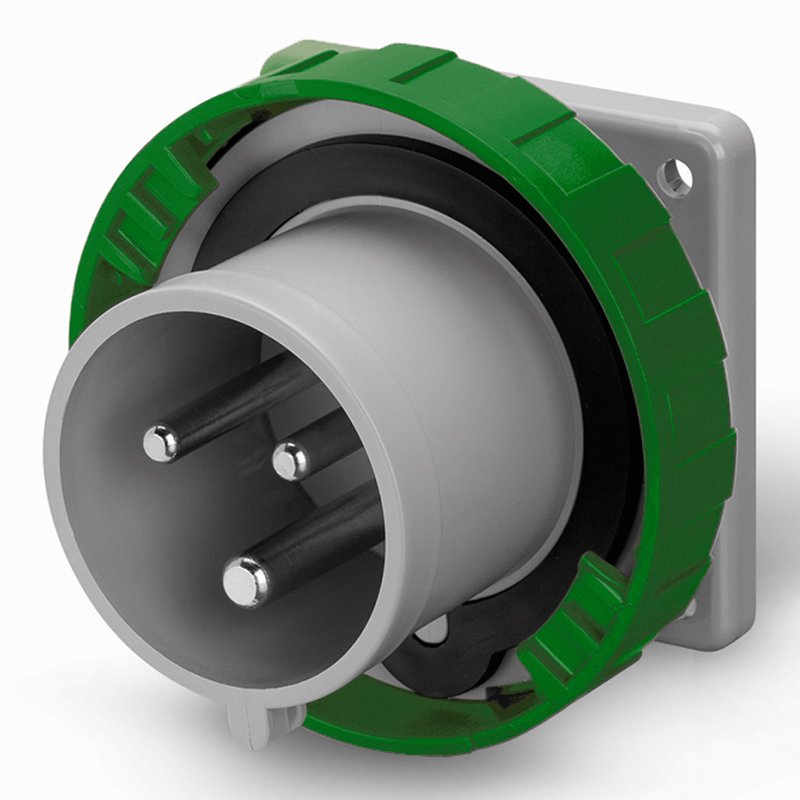 [Imagem do produto PLUGUE DE MONTAGEM FLUSH 32A 2P+T 2H >50V 248.32932 SCAME]