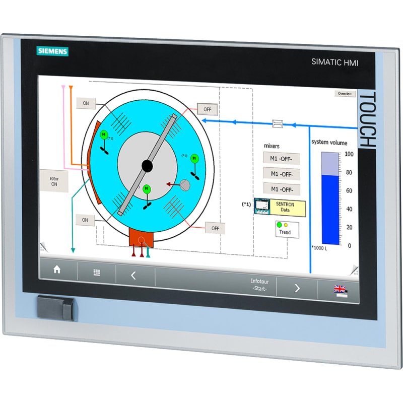 [Imagem do produto SIMATIC TP1500 COMFORT - OEM NIEHOFF 6AV21245QC102CJ0 SIEMENS]