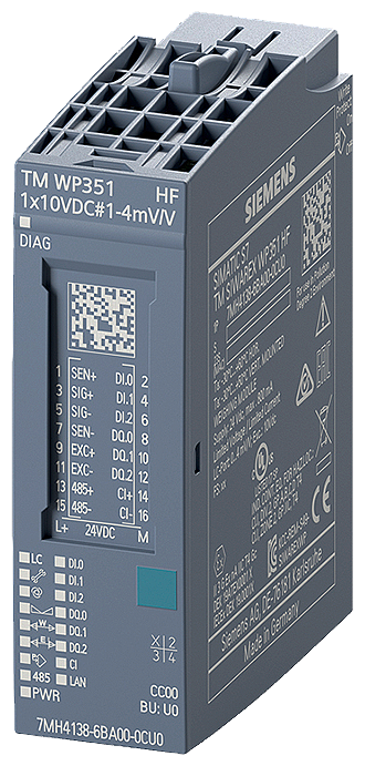 [Imagem do produto MÓDULO DE PESAGEM SIWAREX WP351 HF 7MH41386BA000CU0 SIEMENS]