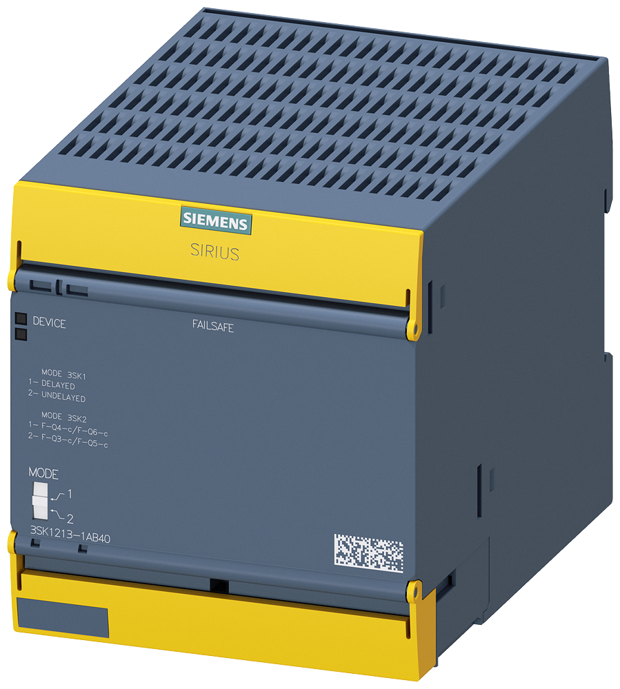 [Imagem do produto DISPOSITIVO DE COMUTAÇÃO DE SEGURANÇA EXPANSÃO DE SAÍDA 3RO POWER CIRCUITOS  3SK12131AB40 SIEMENS]