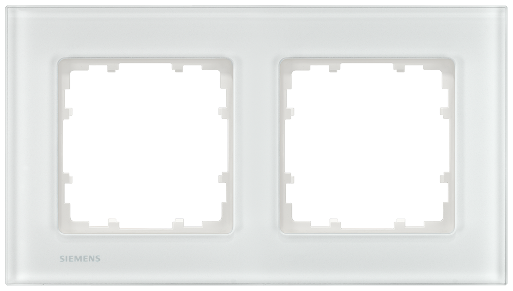 MOLDURA MIRO VIDRO BRANCO 2X 5TG12021 SIEMENS