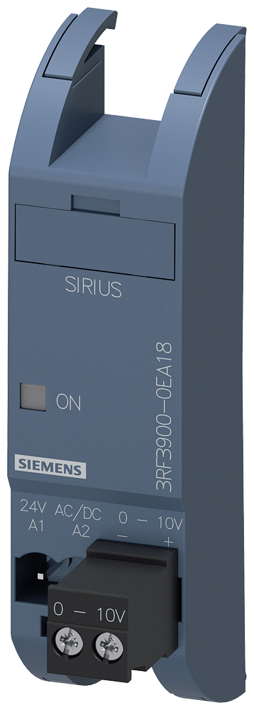 CONVERSOR TENSÃO DE COMANDO CA/CC 24 V PARA RELÉ SEMICONDUTOR / CONTATOR 3RF39000EA18 SIEMENS