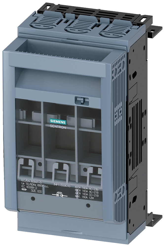 [Imagem do produto SECC. FUS. 3P 160A 3NP11331BC10 SIEMENS]