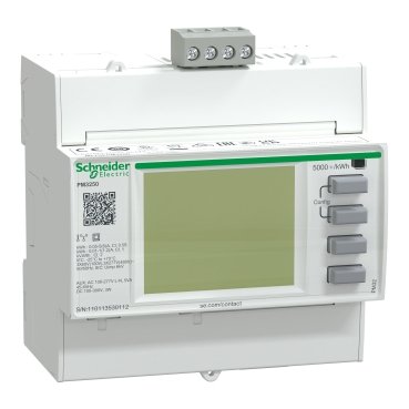 [Imagem MEDIDOR DE ENERGIA PM3000 TRILHO DIN COM PM3250 SCHNEIDER]