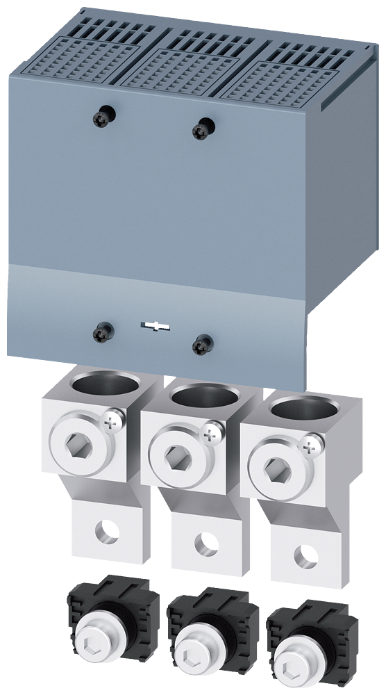 [Imagem TERMINAL PARA CONDUTOR DE SEÇÃO CIRCULAR GRANDE COM TOMADA DE TENSÃO DO CONDU 3VA92630JC13 SIEMENS]