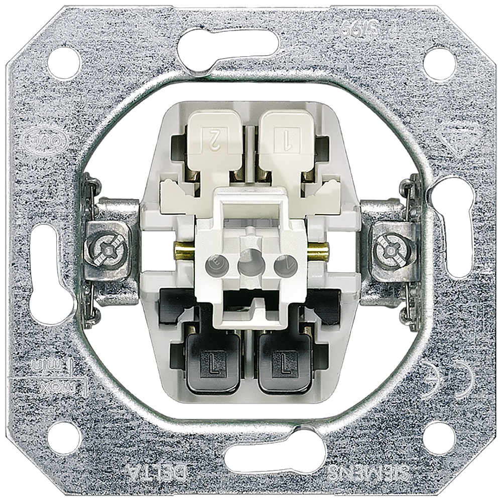 ELEMENTO DO APARELHO INTERRUPTOR DE DESLIGAMENTO DE MONTAGEM EMBUTIDA D 5TA21620KK SIEMENS