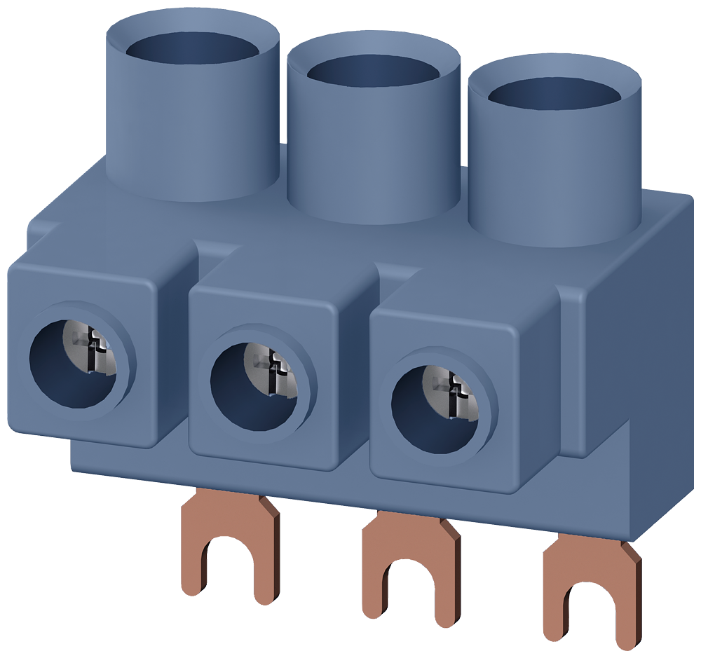 TERMINAL DE ALIMENTAÇÃO DE 3 FASES PARA BARRA COLETORA DE 3 FASES PARA COMBIN 3RV29255EB-ZX90 SIEMENS