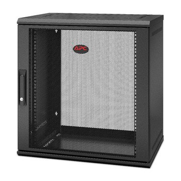 [Imagem APC NETSHELTER 12U WALLMOUNT RACK ENCLOSURE CABINET SINGLE HINGED SWITCH DEPTH AR112SH4 SCHNEIDER]