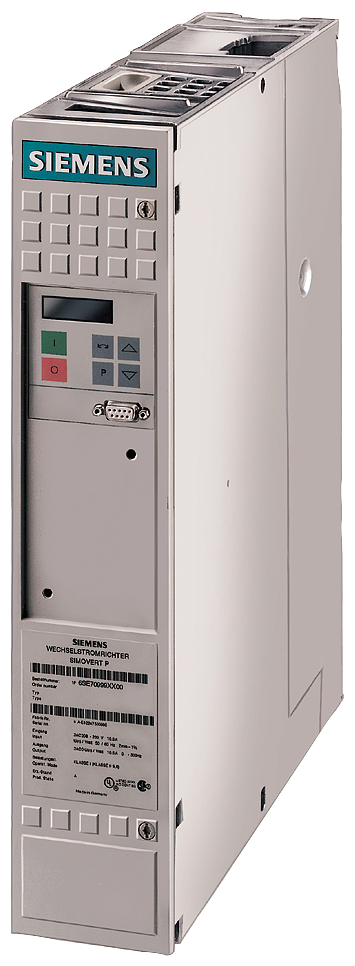 [Imagem INVERSOR DE FREQUÊNCIA TRIFÁSICO 7,5KW 20,5A 380/480V 50/60HZ SIMOVERT MASTERDRIVES 6SE70221EP60 SIEMENS]
