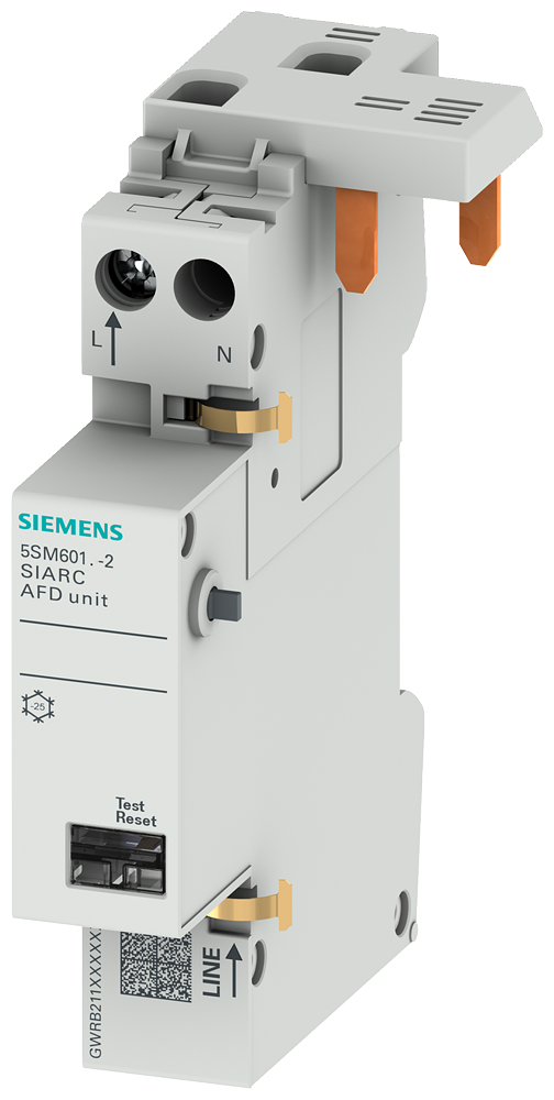 BLOCO DE INTERRUPTORES DE PROTEÇÃO AO FOGO AFDD 1-16A 230V PARA DISJUNTOR AU 5SM60112 SIEMENS