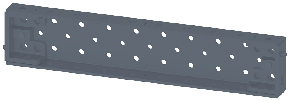CALHA DE SUPORTE UNIVERSAL ADEQUADA PARA PROFUNDIDADE DO ARMÁRIO 4 8MF10252AS30 SIEMENS