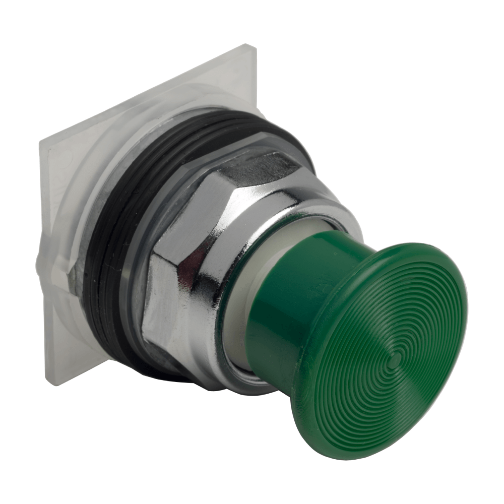 [Imagem BOTÃO DE PRESSÃO CABEÇOTE DO TIPO COGUMELO D35MM 2-POS. COM RETORNO 1NANF 9001KR24G SCHNEIDER]