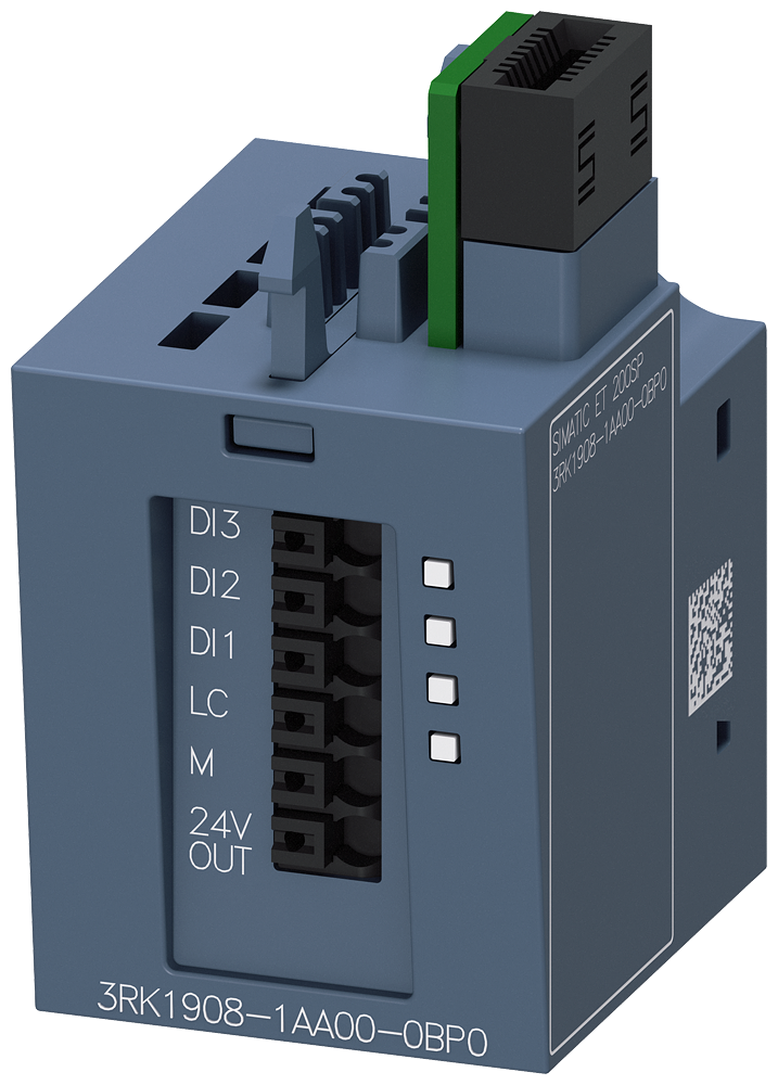 [Imagem MODULO 3 ENTR DIG/1LOCAL PARA ET200SP 3RK19081AA000BP0 SIEMENS]