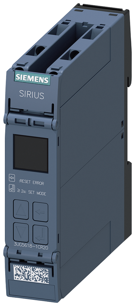 [Imagem do produto RELÉ MONITORAÇÃO REDE, DIGITAL, QUEDA FASE, SEQUÊNCIA FASES, ASSIMETRIA, FREQ 3UG56181CR20 SIEMENS]