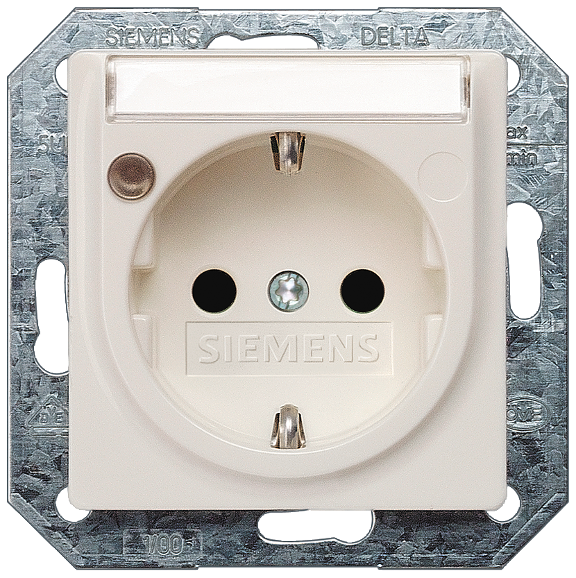 TOMADA COM CAMPO DE INSCRIÇÃO/ MAIOR PROTEÇÃO CONTRA CONTATO/I 5UB1941 SIEMENS