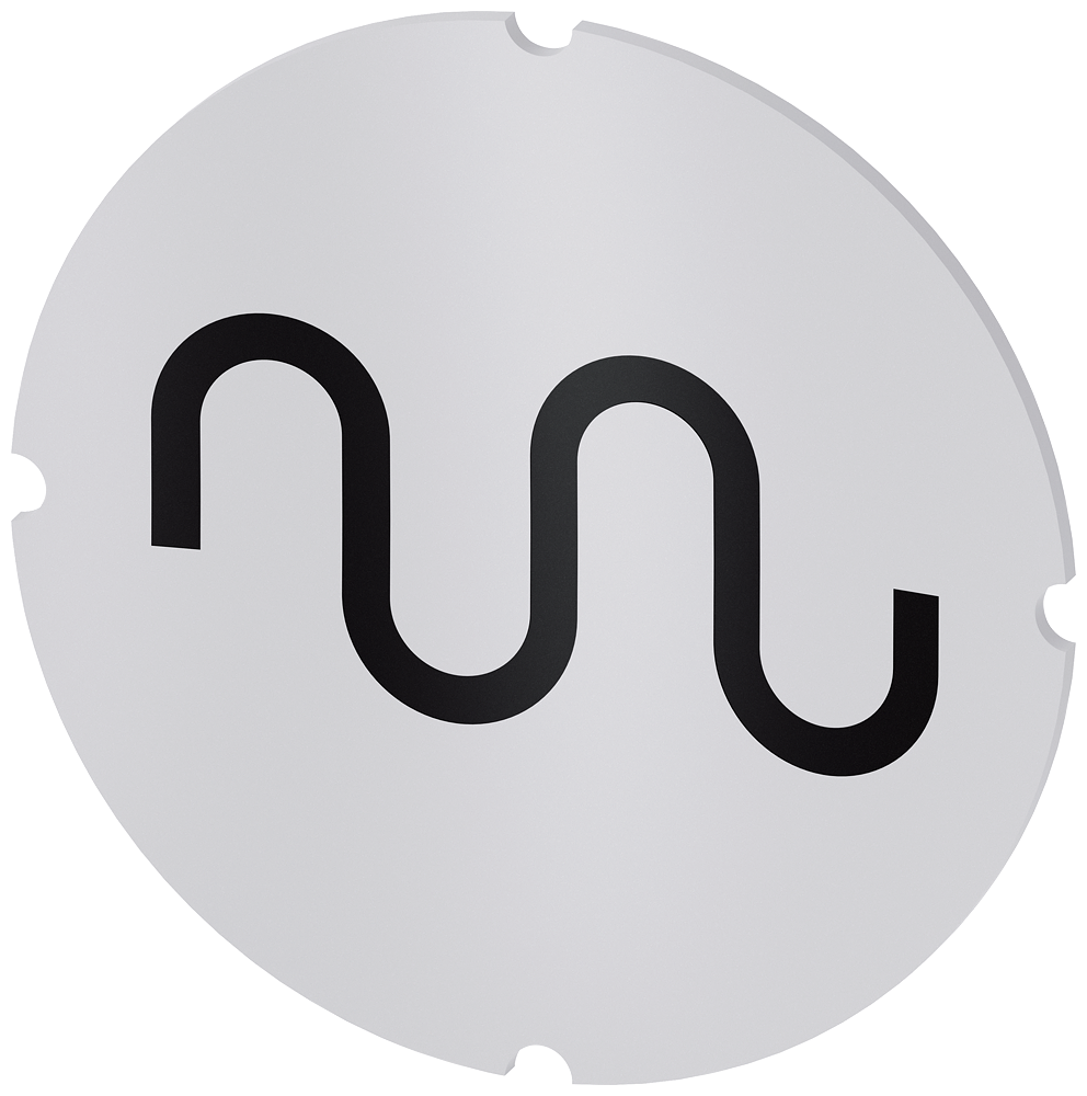 [Imagem do produto PLACA EMBUTIDA PARA BOTÃO DE PRESSÃO ILUMINADO, REDONDO, LEITOSO, SÍMBOLO: MA 3SU19000AB710QV0 SIEMENS]