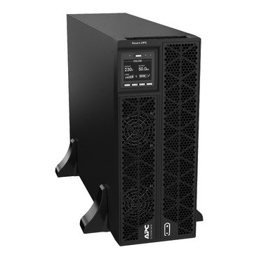 [Imagem do produto APC SMART UPS ON LINE 6KVA/6KW RACK/TOWER 230V 2X IEC C13+1X IEC C19+HARD WIRE 3 WIRE (H+N+E) OUTLETS NETWORK CARD W/O RAIL KIT SRTG6KXLI SCHNEIDER]