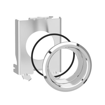 [Imagem do produto ACESSÓRIO METÁLICO PARA FACEAR COMUTADOR ZB4BZ022 SCHNEIDER]