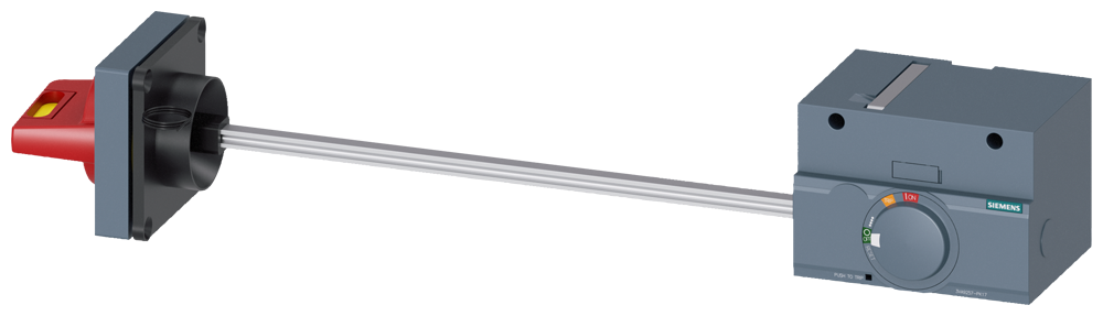 ACIONAMENTO ROTATIVO DE PAREDE LATERAL PARADA DE EMERGÊNCIA IEC IP65 KIT DE I 3VA92570PK17 SIEMENS