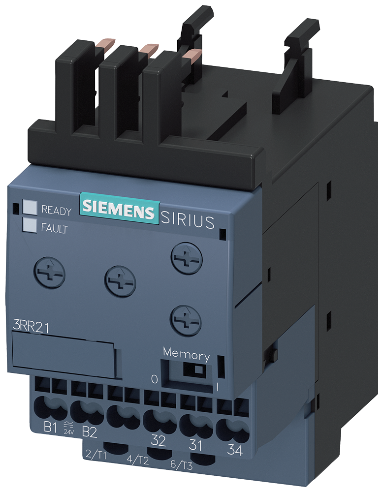 [Imagem RELÉ DE MONITORAMENTO MONTÁVEL EM CONTATOR 3RT2, TAM. S00 BÁSICO, 1,6-16A 3RR21412AA30 SIEMENS]