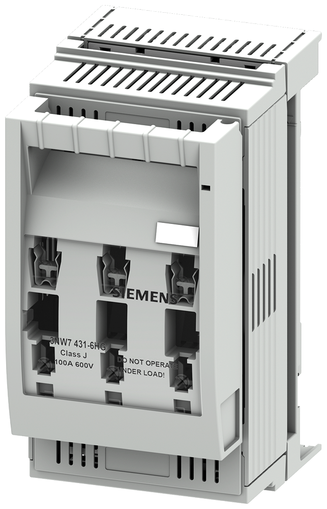 PORTA-FUSÍVEIS CLASSE J DE 3 POLOS IN: 100 A UN CA: 600 V 3NW74316HG SIEMENS