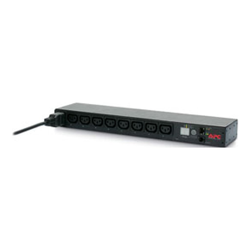 [Imagem RACK DE COMUTAÇÃO DA PDU (UDE) DE 1 U 16 A 208/230 V (8) C13 AP7921B SCHNEIDER]